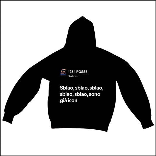 1234 POSSE - SADTURS | BASIC HOODIE