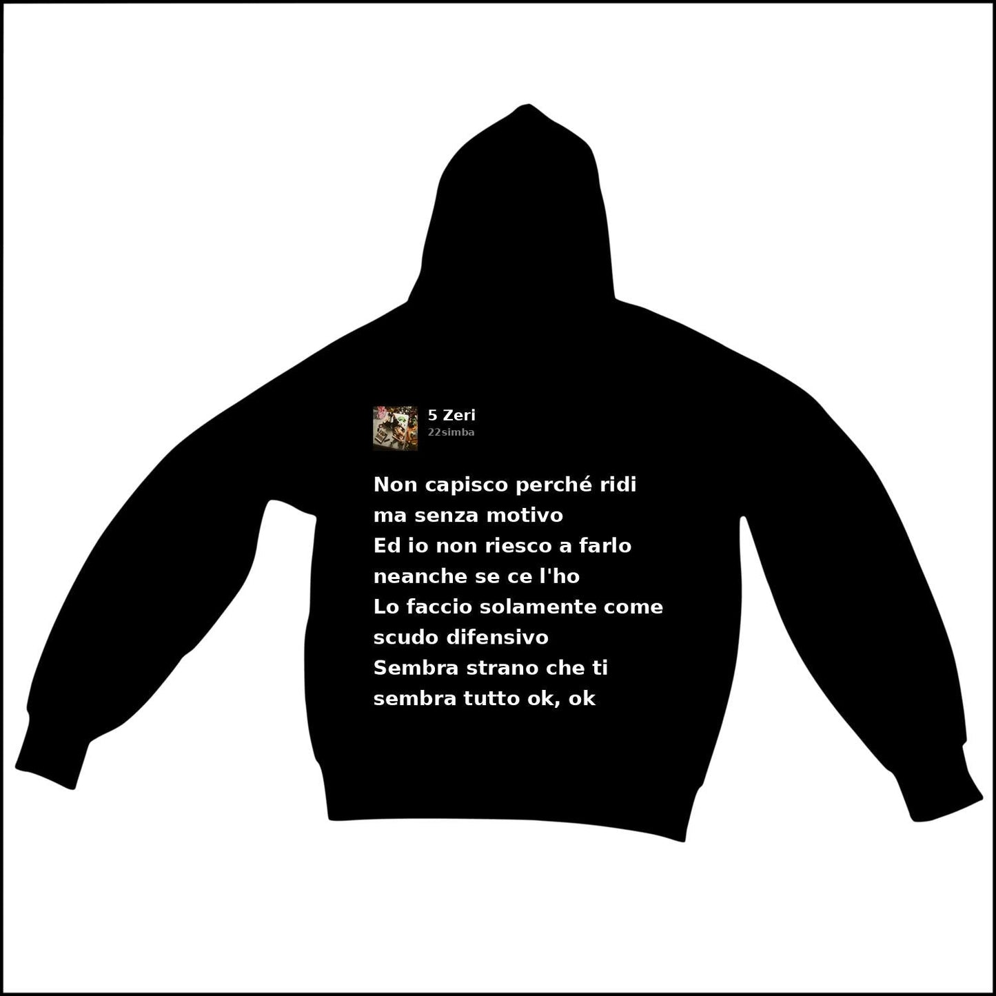 5 ZERI - 22SIMBA | BASIC HOODIE